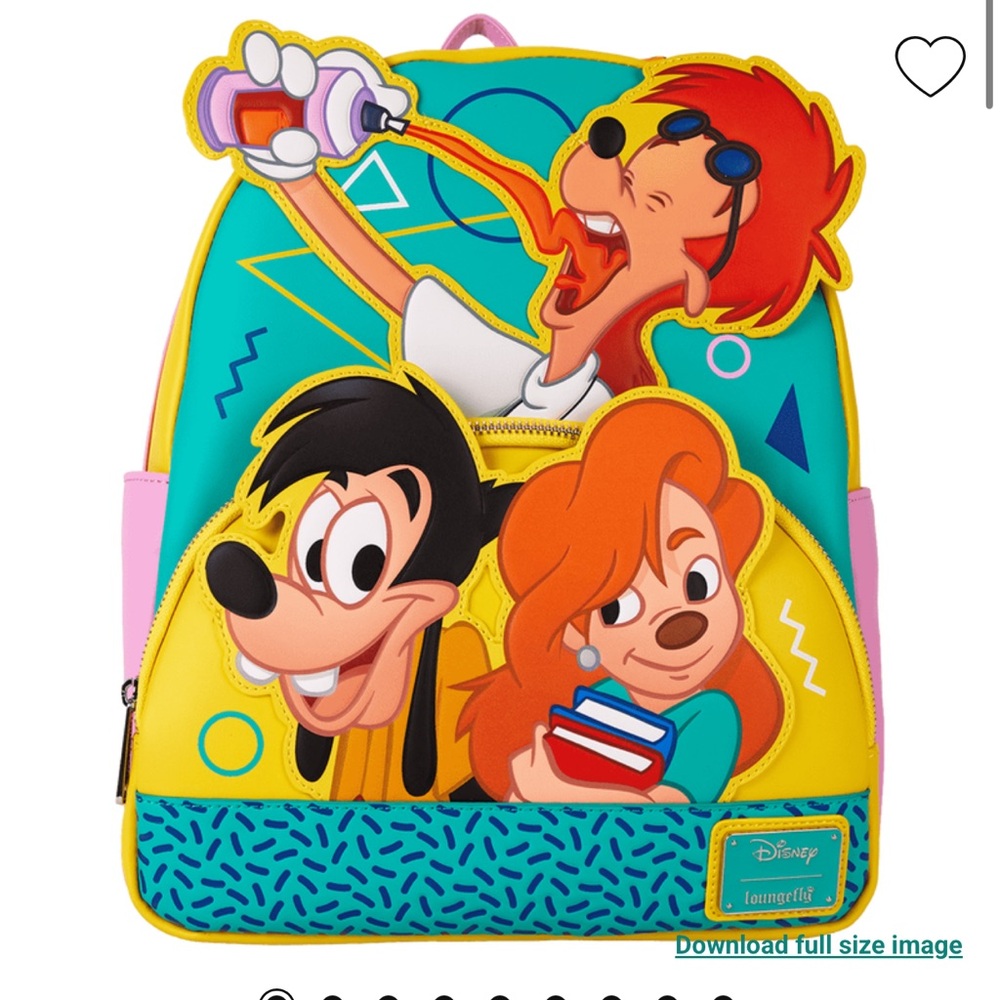 Loungefly Disney A Goofy Movie 30th Anniversary Mini Backpack